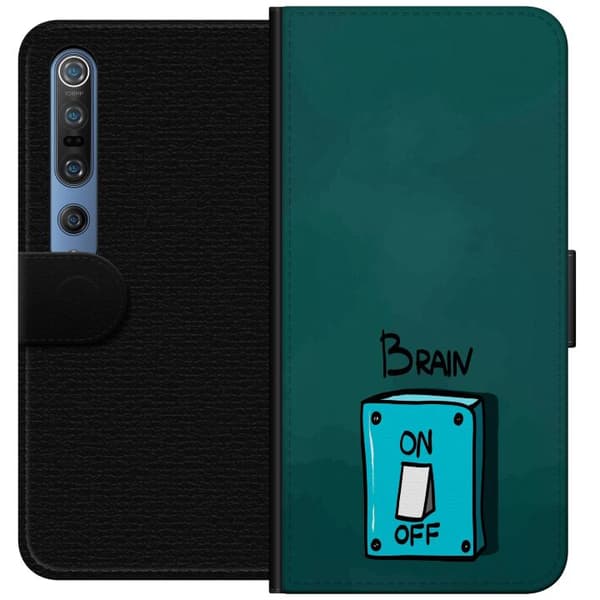Kompatibelt Lommeboketui til Xiaomi Mi 10 Pro 5G Brain On Off