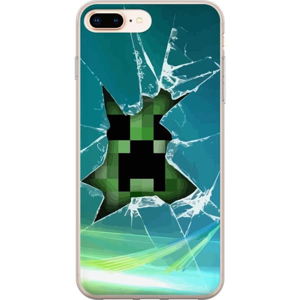Kompatibelt Mobildeksel til Apple iPhone 8 Plus Minecraft
