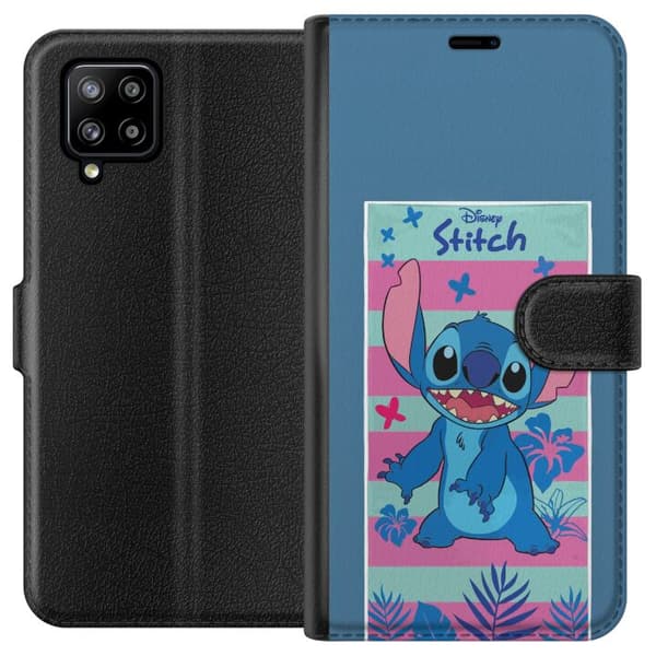 Kompatibel Tegnebogsetui til Samsung Galaxy A42 5G Disney Stitch