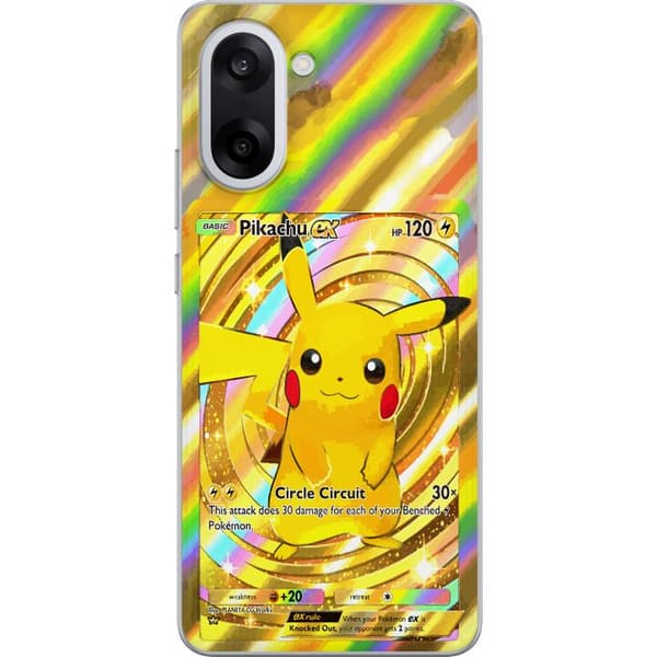 Kompatibelt Mobildeksel til OnePlus Nord CE5 Blank Pikachu EX-design med samlebåndsfølelse
