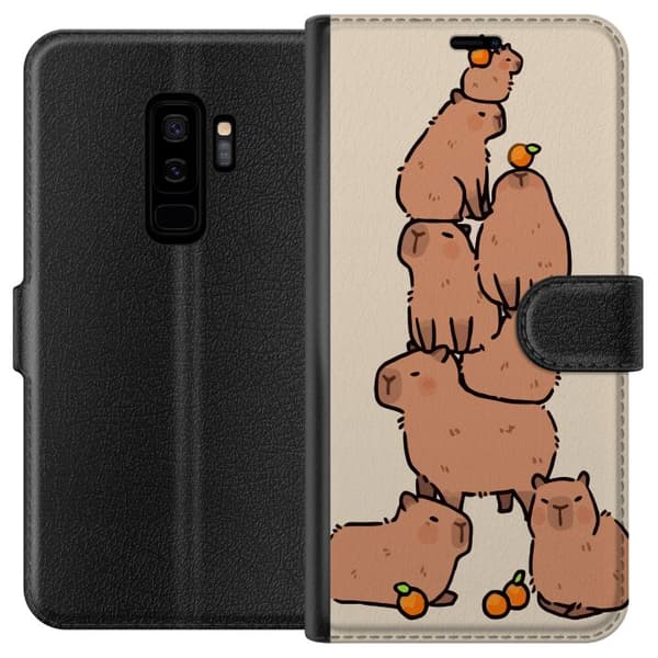 Kompatibelt Lommeboketui til Samsung Galaxy S9+ Kapybara