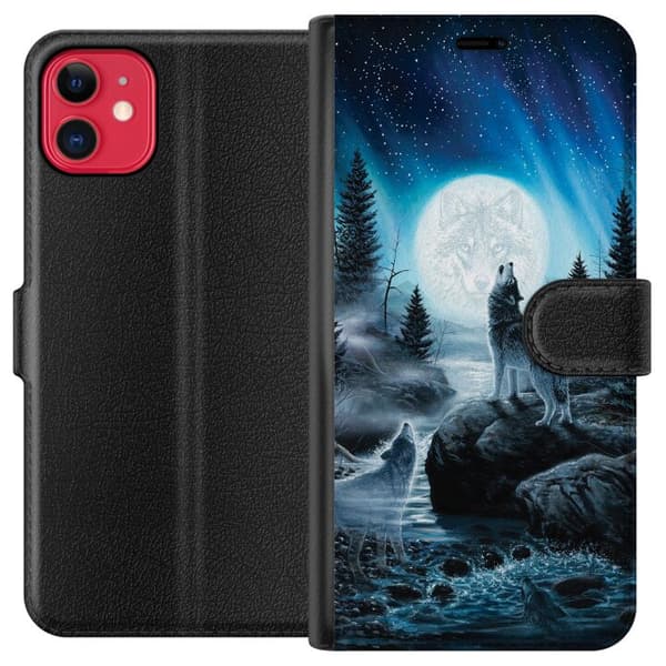 Kompatibelt Plånboksfodral till Apple iPhone 11 Varjar på natten