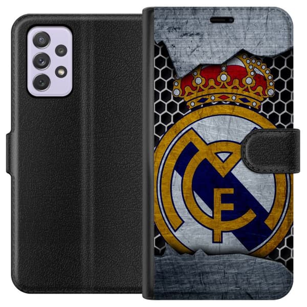 Kompatibelt Plånboksfodral till Samsung Galaxy A52s 5G Real Madrid