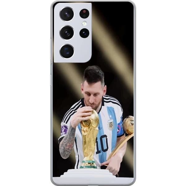 Kompatibelt Mobildeksel til Samsung Galaxy S21 Ultra 5G Messi