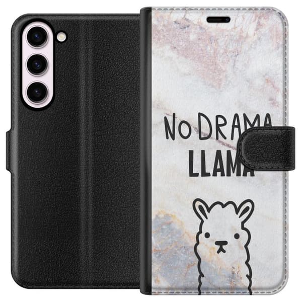 Kompatibel Tegnebogsetui til Samsung Galaxy S23+ Llama Marmor