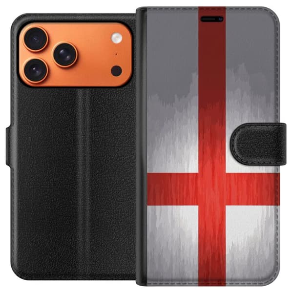 Kompatibelt Plånboksfodral till Apple iPhone 17 Pro Max Englands flagga