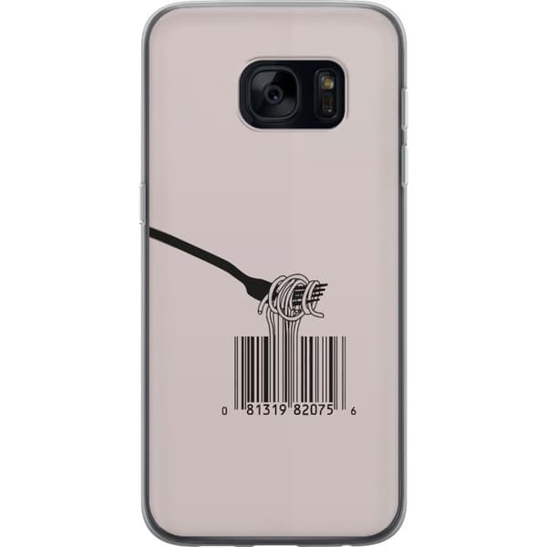 Kompatibelt Mobildeksel til Samsung Galaxy S7 Spaghetti och streckkod