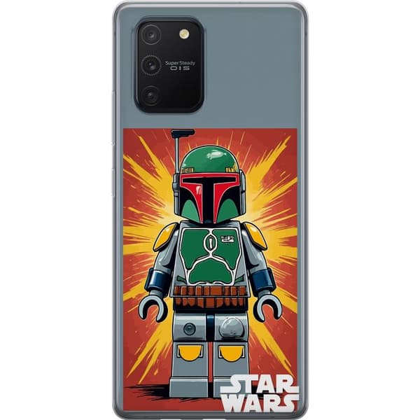 Kompatibelt Mobildeksel til Samsung Galaxy S10 Lite Rymdjägare i blockstil