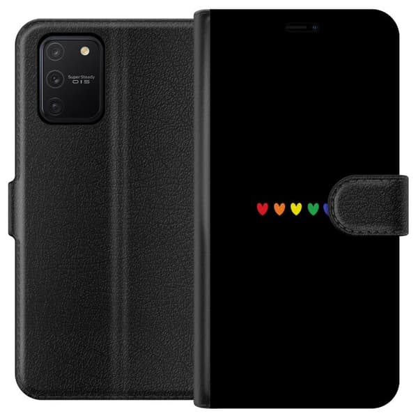 Kompatibelt Lommeboketui til Samsung Galaxy S10 Lite Stolt Hjerter