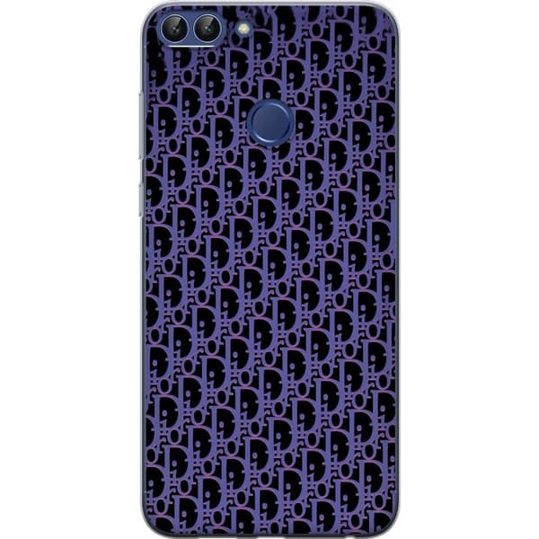 Kompatibelt Mobildeksel til Huawei P smart Moderneluksuriøst monogram i stilrent design