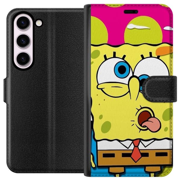Kompatibelt Lommeboketui til Samsung Galaxy S23 SpongeBob SquarePants
