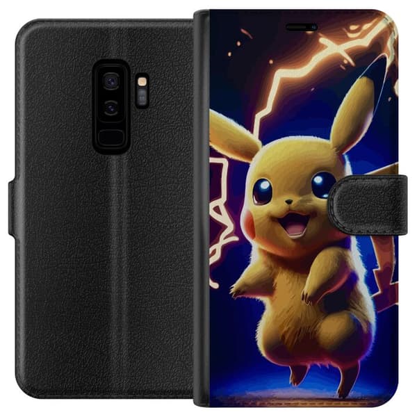 Kompatibelt Lommeboketui til Samsung Galaxy S9+ Pikachu