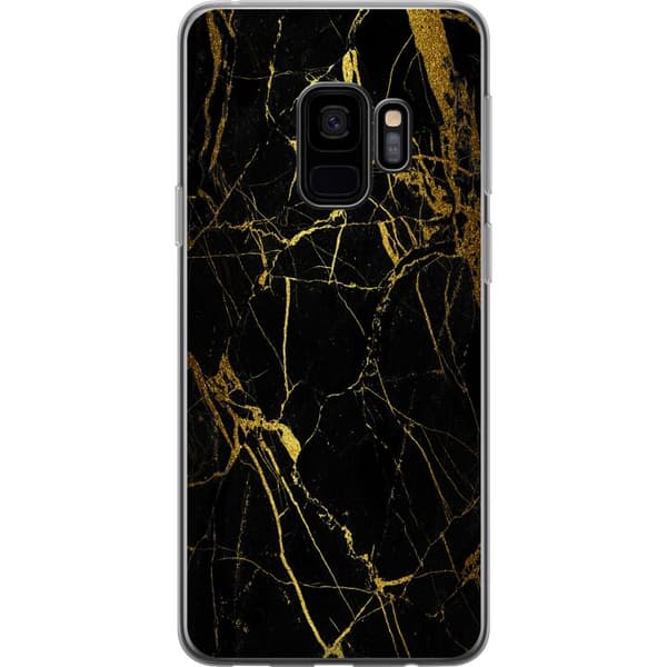Kompatibelt Mobildeksel til Samsung Galaxy S9 Marmor Svart & Gull