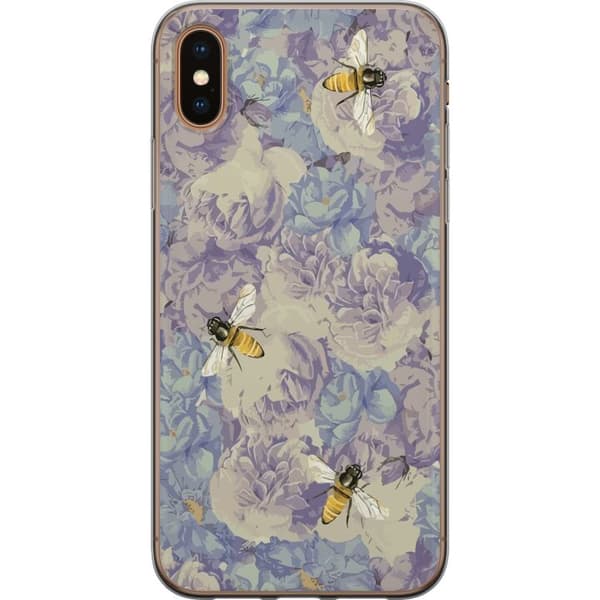 Kompatibelt Mobilskal till Apple iPhone XS Bin Blommor