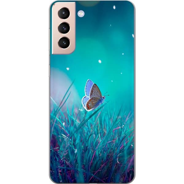 Kompatibelt Mobildeksel til Samsung Galaxy S21 Magisk Sommerfugl