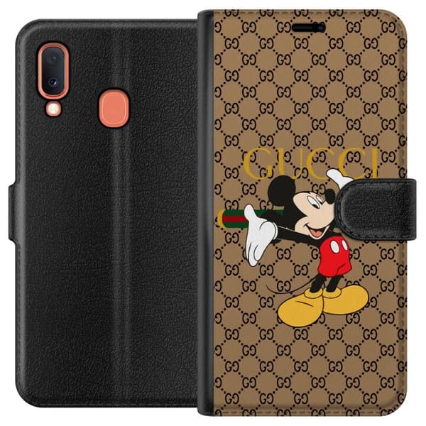 Kompatibelt Lommeboketui til Samsung Galaxy A20e GC Mickey Mus