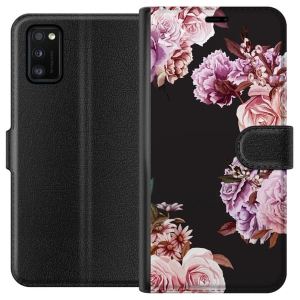 Kompatibelt Lommeboketui til Samsung Galaxy A41 Blomster