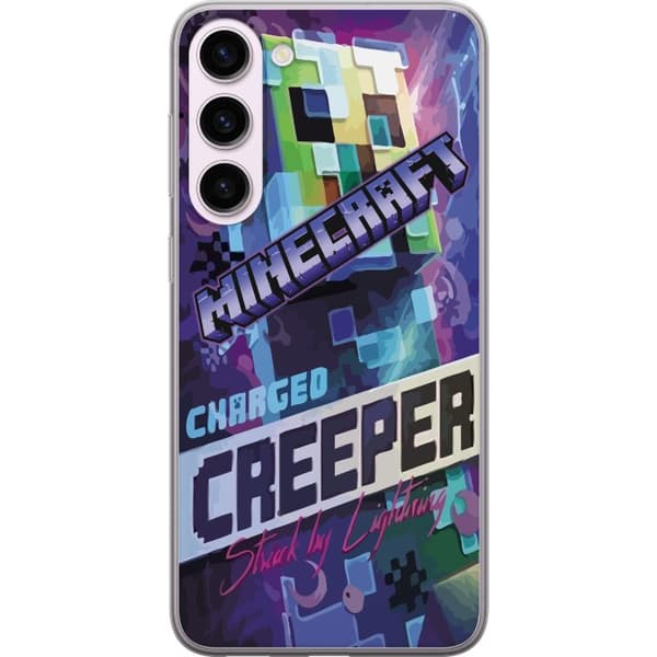 Kompatibelt Mobilskal till Samsung Galaxy S23+ Minecraft