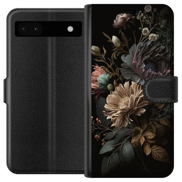 Yhteensopiva Lompakkokotelo Google Pixel 6a Kukat