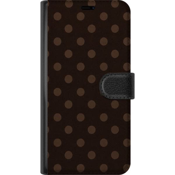 Kompatibel Tegnebogsetui til Apple iPhone 18 Mokka Pop
