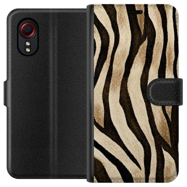 Kompatibel Tegnebogsetui til Samsung Galaxy Xcover 5 Zebramus