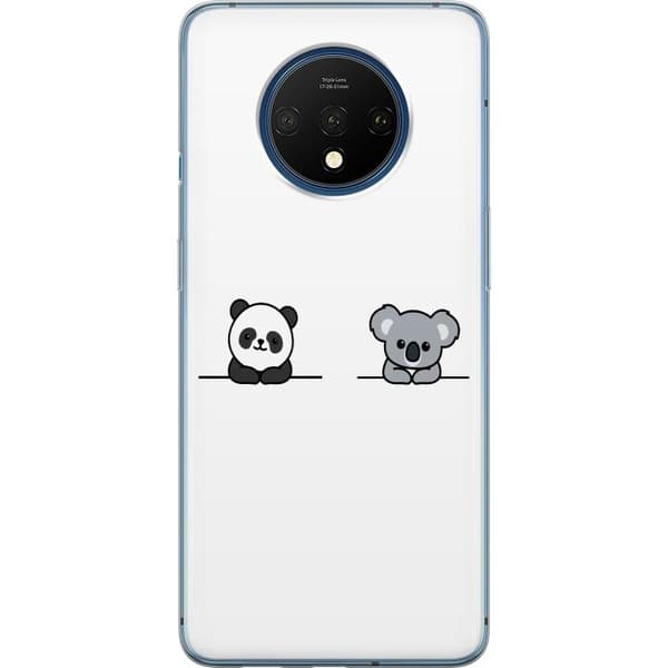Kompatibel Mobilcover til OnePlus 7T Panda Koala