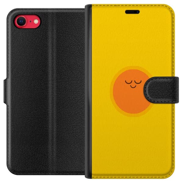 Kompatibelt Lommeboketui til Apple iPhone 8 Sovande solfigur