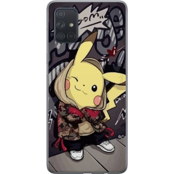 Kompatibelt Mobildeksel til Samsung Galaxy A71 Pokemon