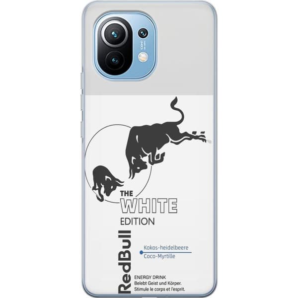 Kompatibelt Mobildeksel til Xiaomi Mi 11 Moderne Red Bull White Edition design