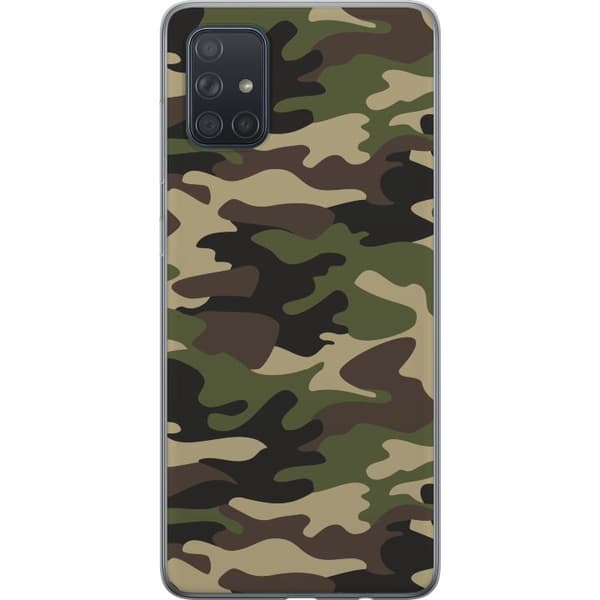 Kompatibelt Mobildeksel til Samsung Galaxy A71 Militær