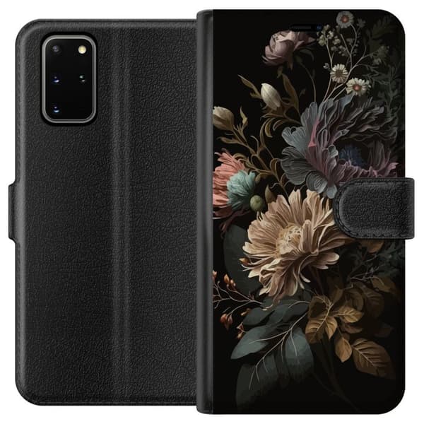 Kompatibelt Plånboksfodral till Samsung Galaxy S20+ Blommor