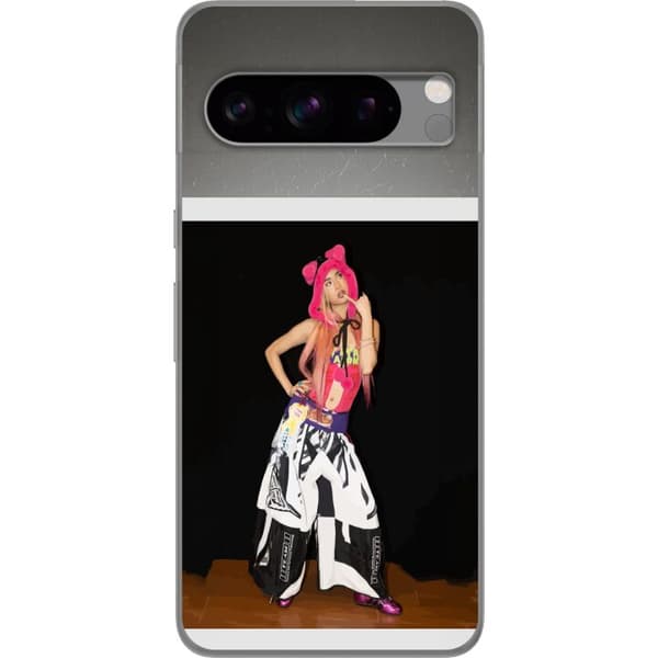 Kompatibelt Mobilskal till Google Pixel 8 Pro KATSEYE rosa modeporträtt
