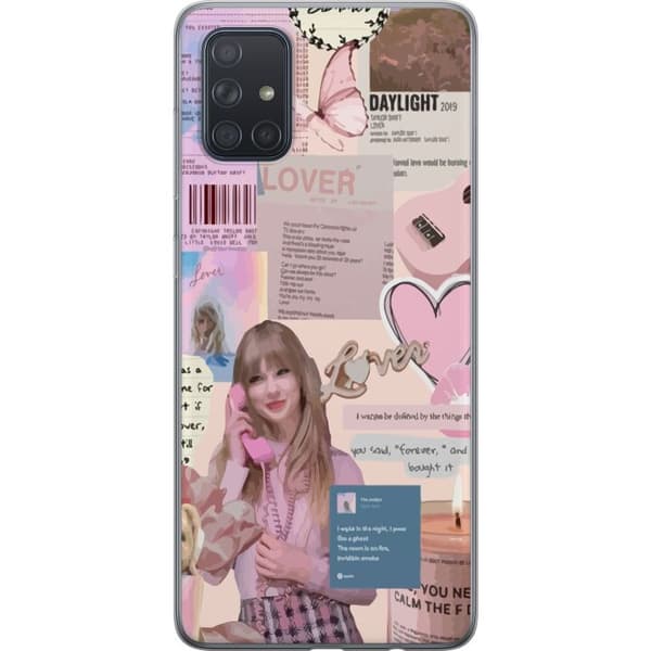 Kompatibelt Mobilskal till Samsung Galaxy A71 Taylor Swift