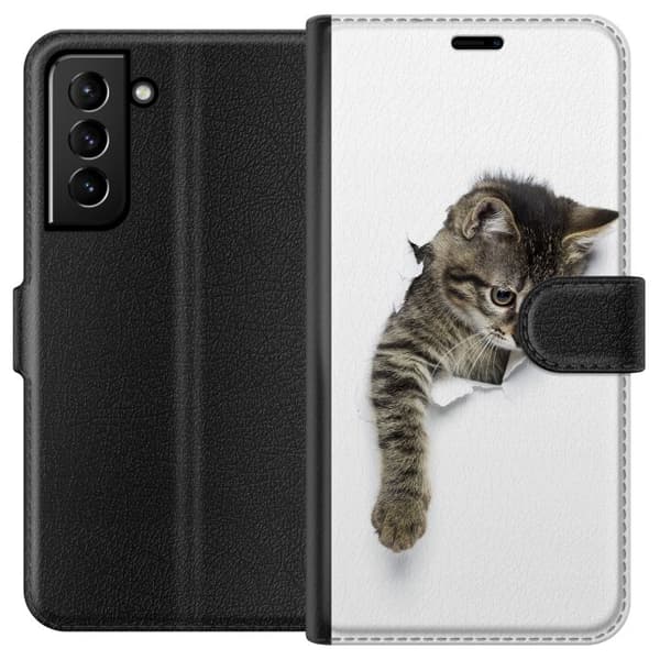 Kompatibel Tegnebogsetui til Samsung Galaxy S21+ 5G Kat