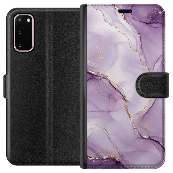 Kompatibelt Plånboksfodral till Samsung Galaxy S20 Lilac Luxe