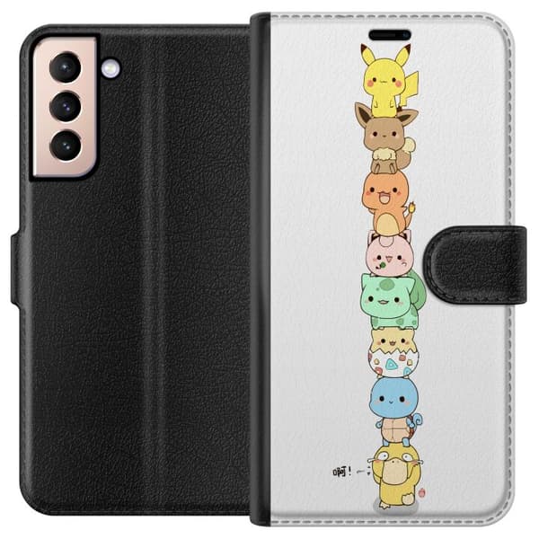 Kompatibel Tegnebogsetui til Samsung Galaxy S21 Pokemon
