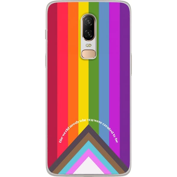 Kompatibelt Mobildeksel til OnePlus 6 Hei verden!