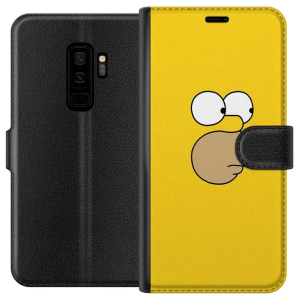 Kompatibel Tegnebogsetui til Samsung Galaxy S9+ Homer Simpson