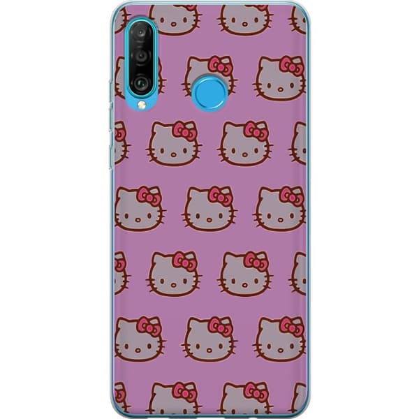 Kompatibelt Mobilskal till Huawei P30 lite Hello Kitty