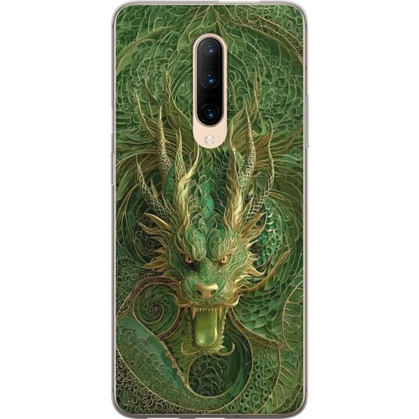 Kompatibelt Mobildeksel til OnePlus 7 Pro Nærbilde av en kraftig fantasidrake