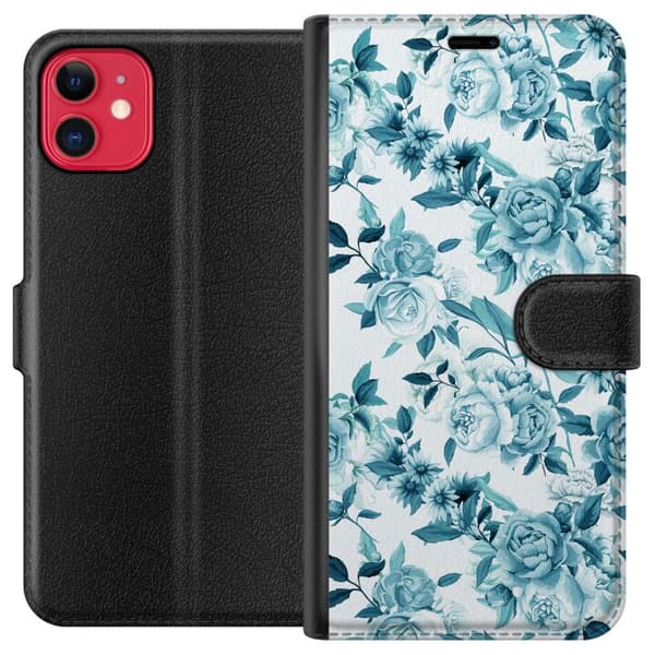 Kompatibel Tegnebogsetui til Apple iPhone 11 Blomster