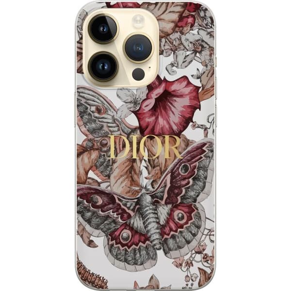 Kompatibelt Mobilskal till Apple iPhone 14 Pro Blommor D I O R