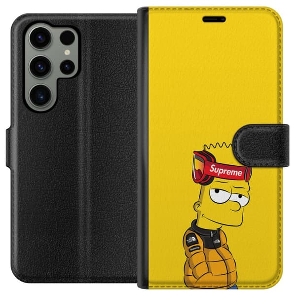 Kompatibel Tegnebogsetui til Samsung Galaxy S23 Ultra Bart