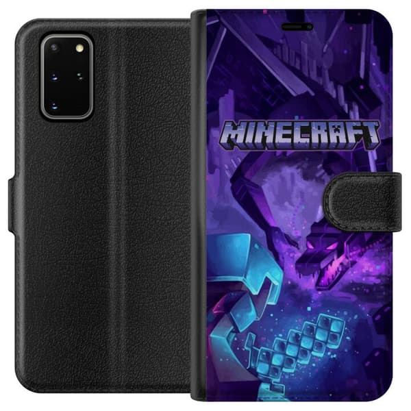 Kompatibelt Plånboksfodral till Samsung Galaxy S20+ Minecraft