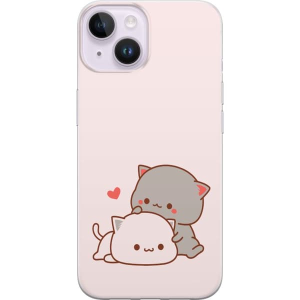Kompatibelt Mobilskal till Apple iPhone 14 Plus Kawaii Katt