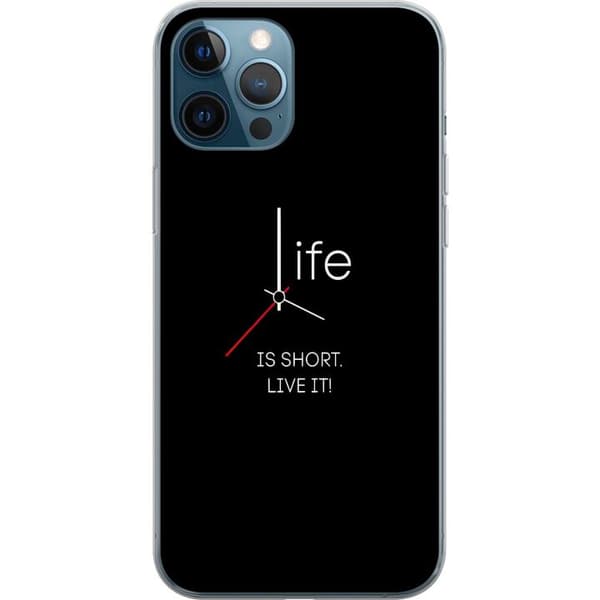 Kompatibelt Mobilskal till Apple iPhone 12 Pro Livet är kort
