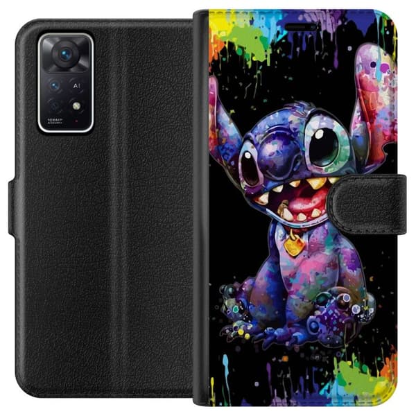 Kompatibelt Lommeboketui til Xiaomi Redmi Note 11 Pro 5G Lilo og Stitch