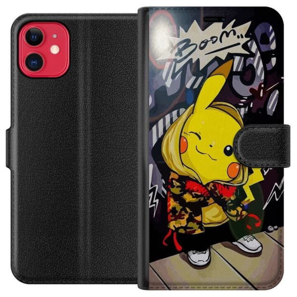 Kompatibelt Plånboksfodral till Apple iPhone 11 Pikachu