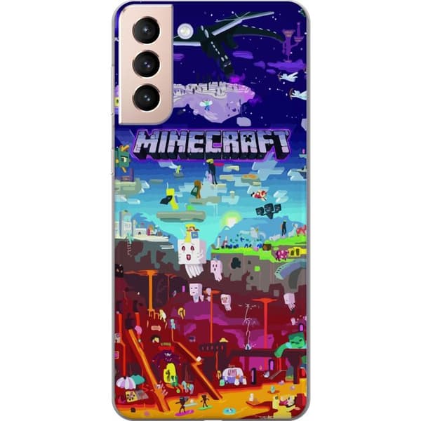 Kompatibel Mobilcover til Samsung Galaxy S21 Minecraft