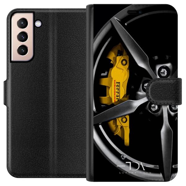 Kompatibel Tegnebogsetui til Samsung Galaxy S21 Ferrari bil